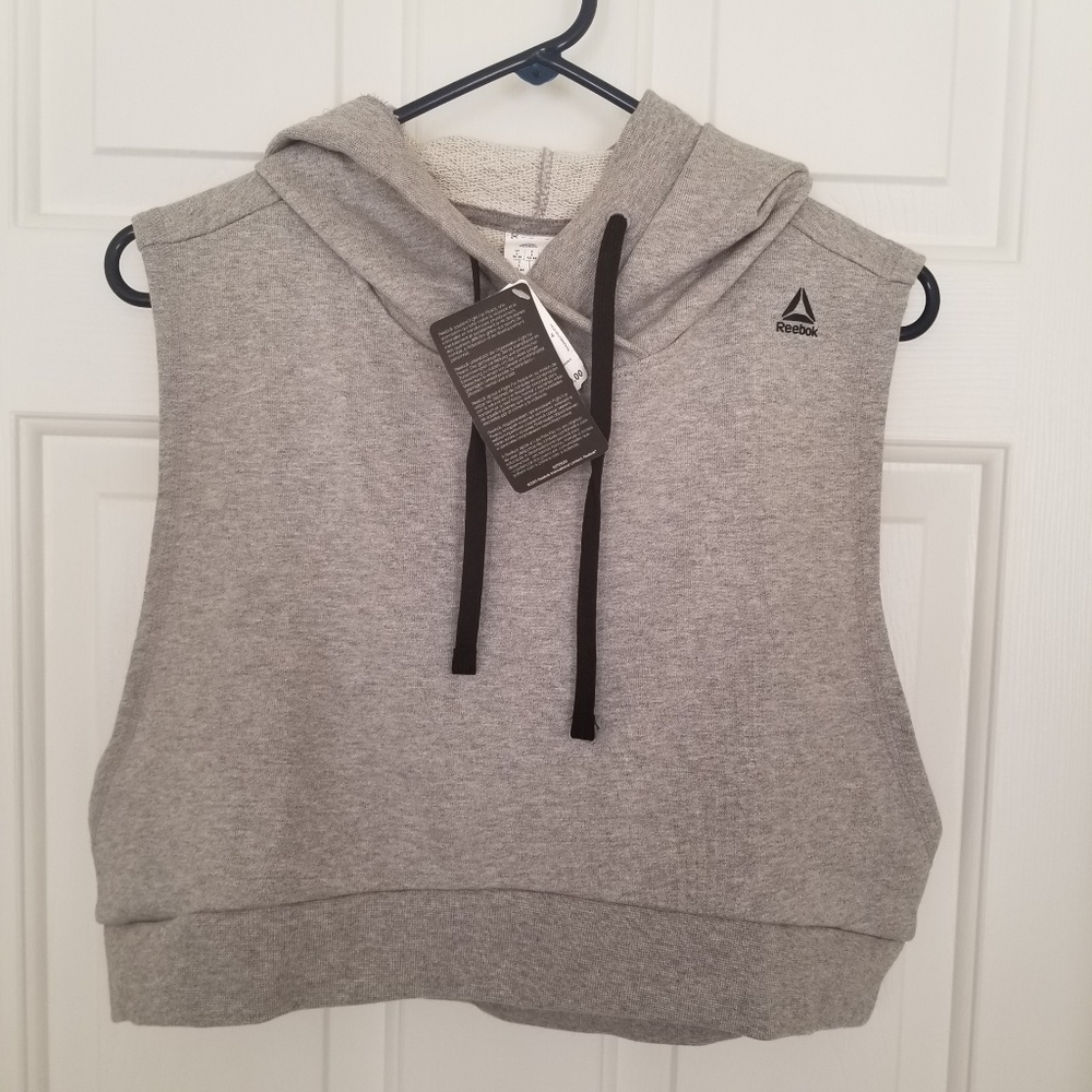 Very Nice Reebok Comat Legacy Sleeveless Hoodie - Picture 5 of 6